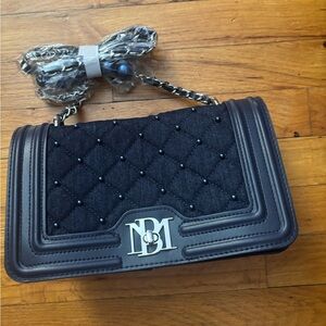 Badgley Mischka studded bag